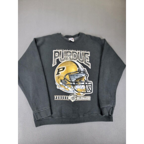 Vintage Purdue Boilermakers Sweater Crewneck Mens XL NCAA Football Pro Player - Picture 1 of 11